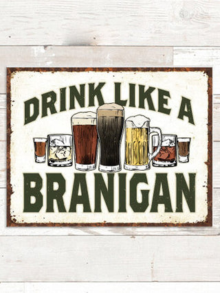 Drink Like A : Tin Signs