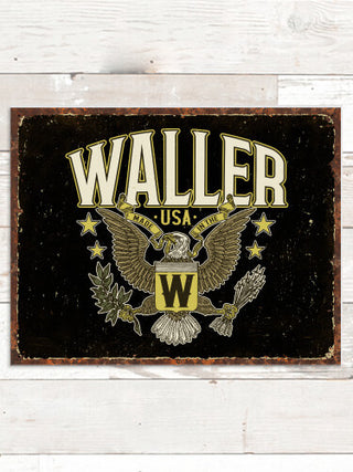 Eagle Monogram : Tin Signs