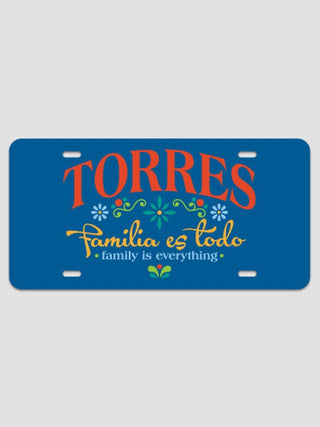 Familia es Todo : License Plates