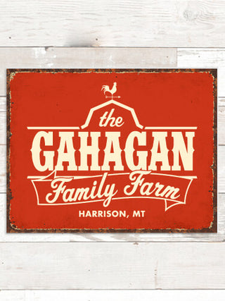 Family Farm : Tin Signs