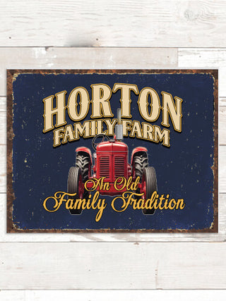 Farming Family Tradition : Tin Signs