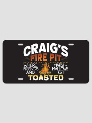 Fire Pit : License Plates