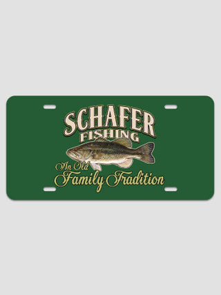 Fishing Family Tradition : License Plates