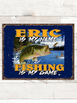 Fishing is my Game : Tin Signs