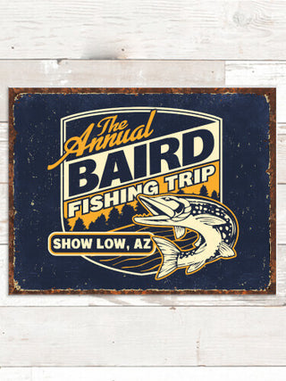 Fishing Trip : Tin Signs