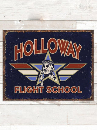 Flight School : Tin Signs