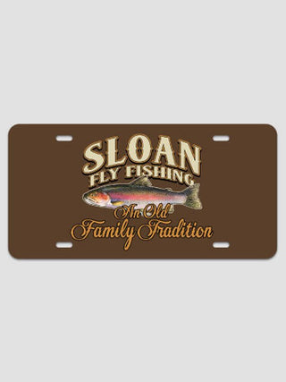 Fly Fishing Family Tradition : License Plates