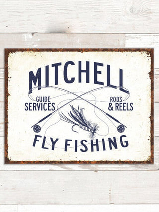 Fly Fishing Guide : Tin Signs