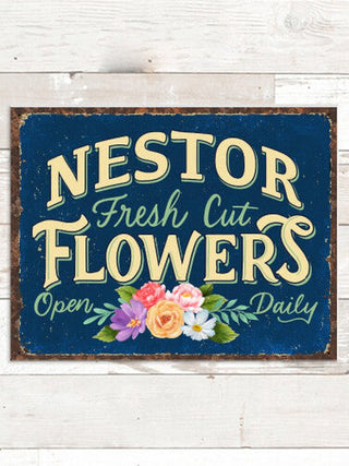 Fresh Cut Flowers : Tin Signs
