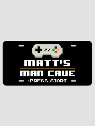 Gamer Man Cave : License Plates