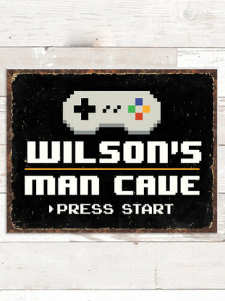 Gamer Man Cave : Tin Signs
