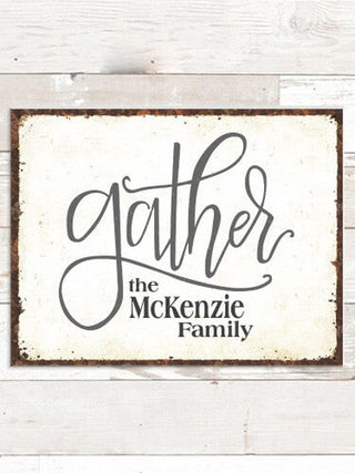 Gather : Tin Signs