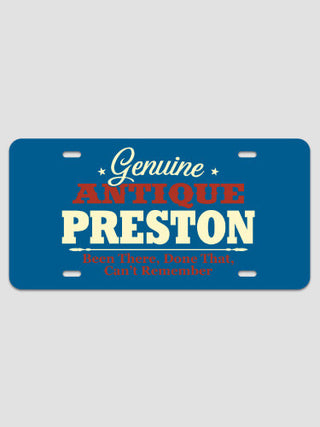Genuine Antique : License Plates