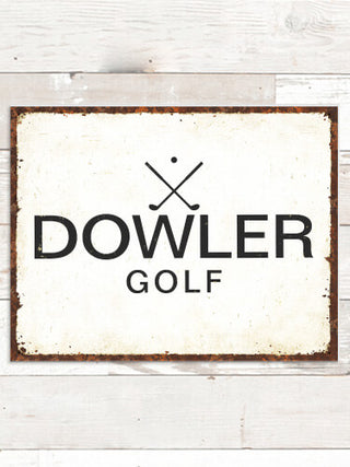 Golf : Tin Signs