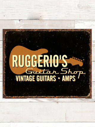 Guitar Shop : Tin Signs