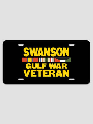 Gulf War Veteran : License Plates