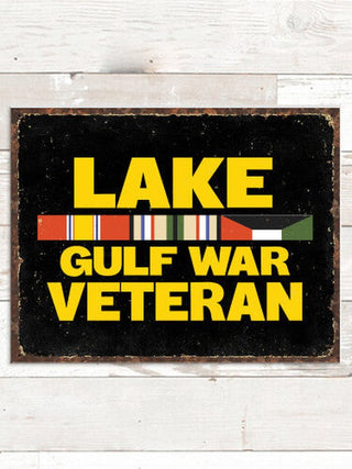 Gulf War Veteran : Tin Signs