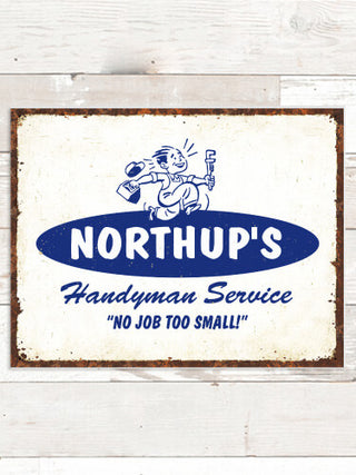 Handyman Service : Tin Signs