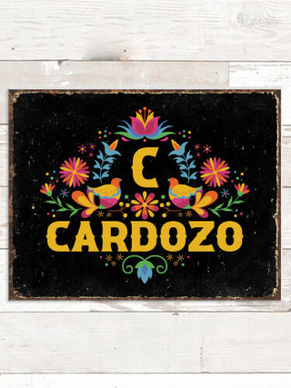 Hispanic Monogram : Tin Signs