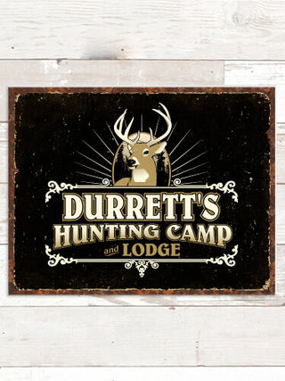 Hunting Camp : Tin Signs