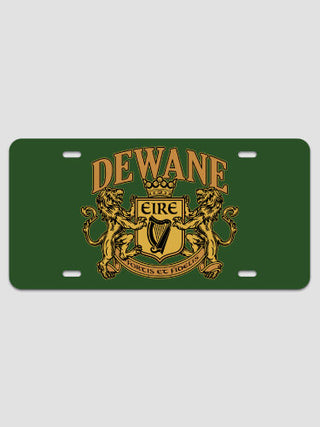 Irish Crest : License Plates