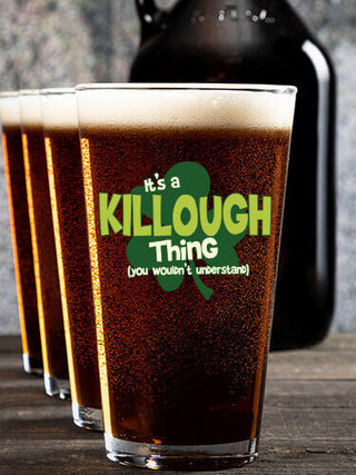Irish Thing : Growler Pint Glass Gift Sets - Color Printed