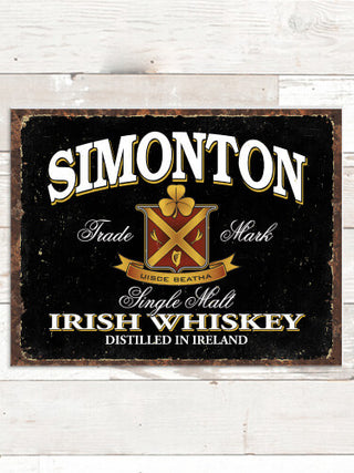 Irish Whiskey : Tin Signs