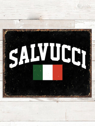 Italian Flag Varsity : Tin Signs