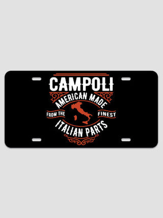 Italian Parts : License Plates