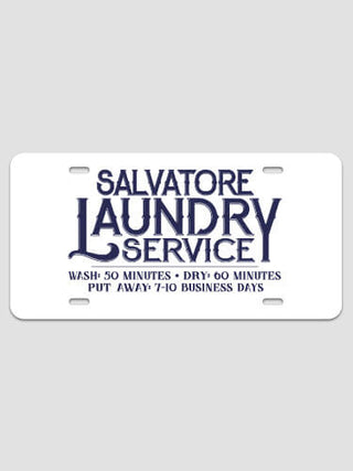 Laundry Service : License Plates