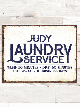 Laundry Service : Tin Signs
