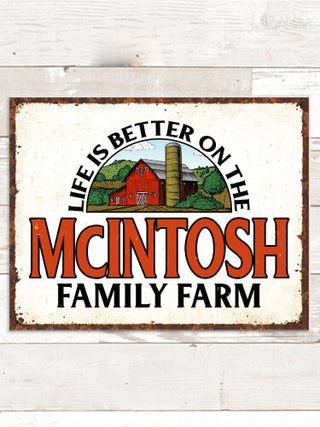 Life Is Better Farm : Tin Signs
