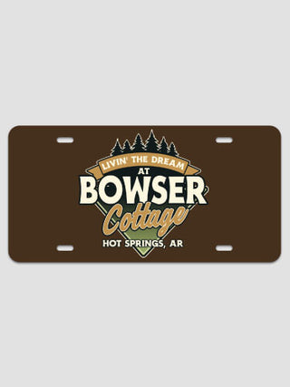 Livin' The Dream Cottage : License Plates