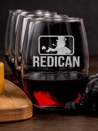 Major League Irish : Cheese Board Wine Glass Gift Sets - Engraved