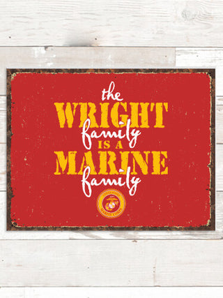 Marine Family : Tin Signs