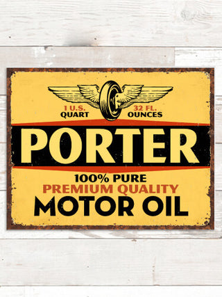 Motor Oil : Tin Signs