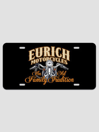 Motorcycle Family Tradition : License Plates