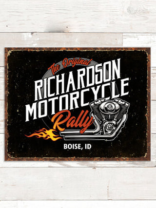Motorcycle Rally : Tin Signs