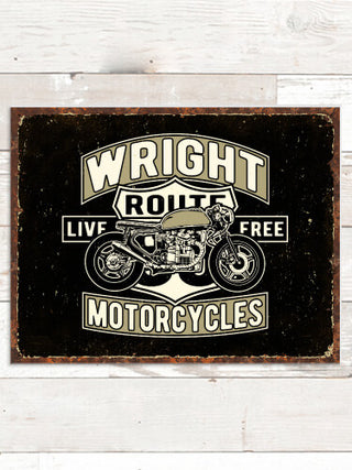Motorcycles : Tin Signs