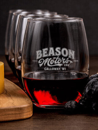 Motors : Cheese Board Wine Glass Gift Sets - Engraved