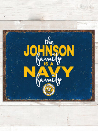 Navy Family : Tin Signs