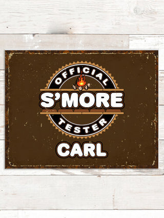 Official S'more Tester : Tin Signs