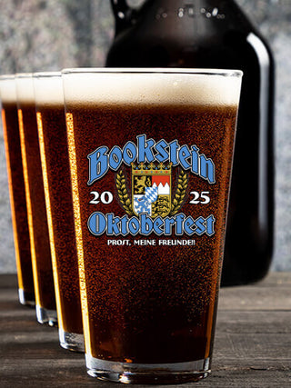 Oktoberfest : Growler Pint Glass Gift Sets - Color Printed