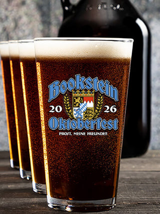 Oktoberfest : Growler Pint Glass Gift Sets - Color Printed