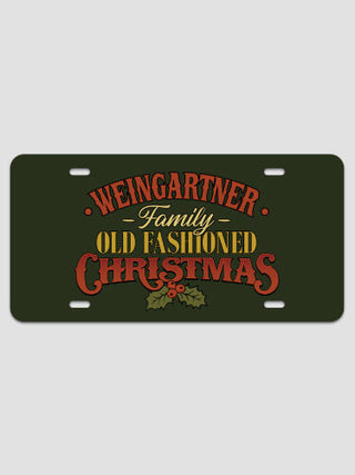 Old Fashioned Christmas : License Plates