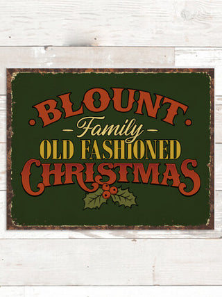 Old Fashioned Christmas : Tin Signs