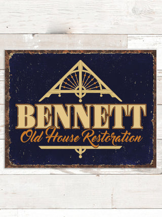 Old House Restoration : Tin Signs