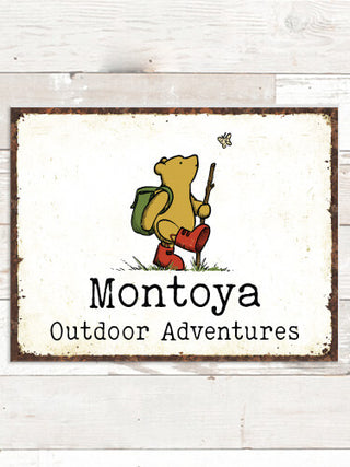 Outdoor Adventures : Tin Signs