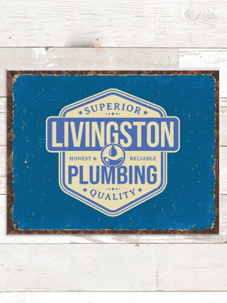Plumbing : Tin Signs