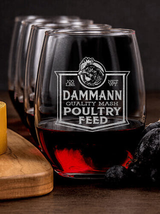 Poultry Feed : Cheese Board Wine Glass Gift Sets - Engraved